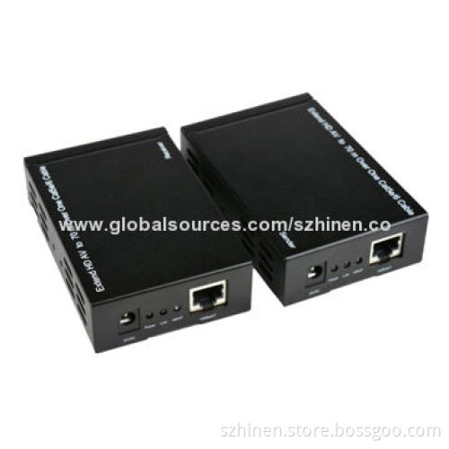 Extend HD AV to 70m Over One Cat5e/6 Cable with Multi-channel Digital Audio, Support HDCP